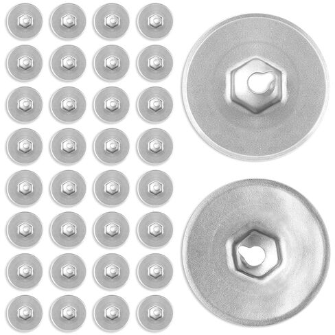 Hicarer 30 Pcs Body Flanged Hex Nuts Body Flange Clip Nuts Replacement Zinc Plated Steel for Car Underbody Splash Shield Heat Shield Fender Liner Fastener Repair Kit in Kuwait