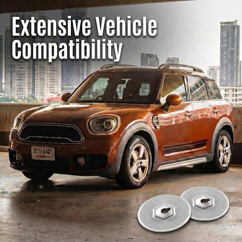 Hicarer 30 Pcs Body Flanged Hex Nuts Body Flange Clip Nuts Replacement Zinc Plated Steel for Car Underbody Splash Shield Heat Shield Fender Liner Fastener Repair Kit in Kuwait