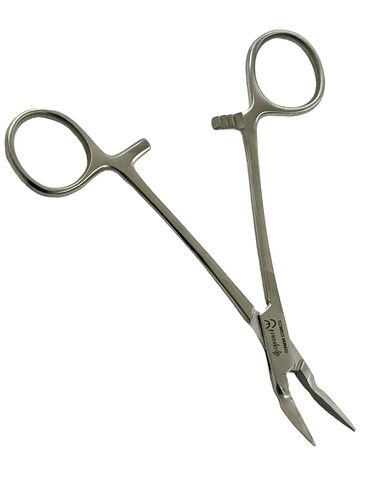 (1 EA) Stieglitz Splinter Forceps 45°, 5.5" (13.97cm) Dental Root Fragment Forceps 45 Degree Tapered, Fine Tips, Serrated - Dental Instruments in Kuwait