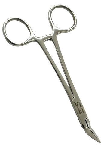 (1 EA) Stieglitz Splinter Forceps 45°, 5.5" (13.97cm) Dental Root Fragment Forceps 45 Degree Tapered, Fine Tips, Serrated - Dental Instruments in Kuwait
