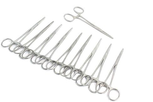 OdontoMed2011® 10 Kelly Locking HEMOSTAT Forceps 5.5" Straight Stainless Steel in Kuwait
