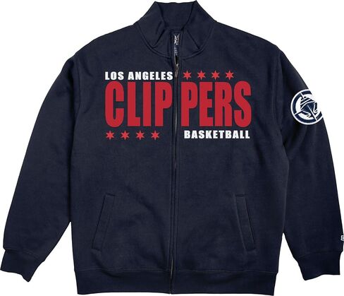 Blue 84 NBA Officially Licensed Full Zip Sweatshirt Felt Embroidery in Kuwait