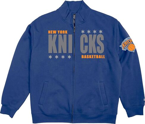Blue 84 NBA Officially Licensed Full Zip Sweatshirt Felt Embroidery in Kuwait