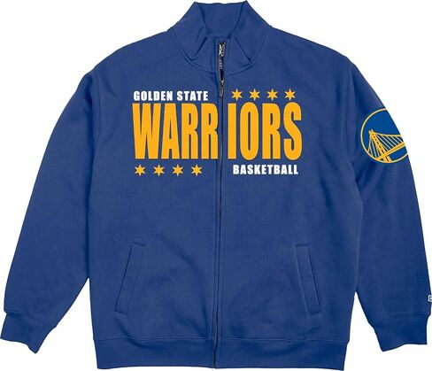 Blue 84 NBA Officially Licensed Full Zip Sweatshirt Felt Embroidery in Kuwait