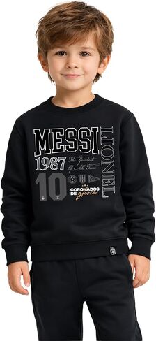 Icon Sports Argentine Football Association Lionel Messi Crew Neck Sweater - Unisex Kids in Kuwait