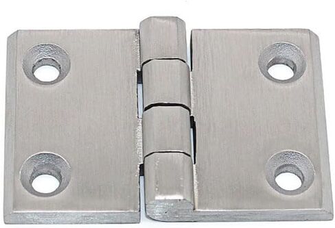 Door Hinge HL050-1 Stainless Steel Brushed Thickened Load-Bearing 50 * 76 * 6mm 1Pcs in Saudi Arabia