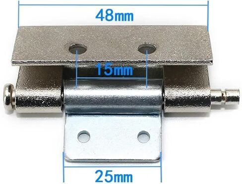 Zinc Alloy Bending Hinge Industrial Distribution Cabinet Door Concealed Type Loose Leaf 1Pcs in Saudi Arabia