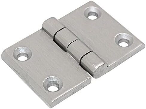 Door Hinge HL050-1 Stainless Steel Brushed Thickened Load-Bearing 50 * 76 * 6mm 1Pcs in Saudi Arabia