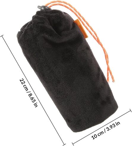 BESTonZON Flannelette Saxophone Mouthpiece Pouch Bag with Anti-static Protection and Soft Thick Material, Black Sax Accessory for Practice and Stage Performance, Suitable for Beginners in Kuwait