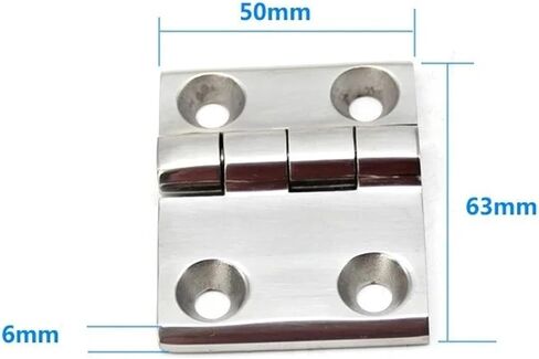 Hardware CL226-4-2 Industrial Load-Bearing Hinge 304 180 Degree Thickened 6mm 1Pcs in Saudi Arabia