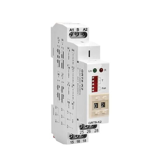 GRT8-K Digital Setting Timer Relay AC 12V 24V 220V 230V Multifunction Time Delay on Off Relay(GRT8-K1 AC230V) in Saudi Arabia