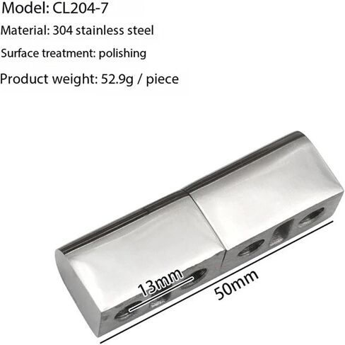 304 Stainless Steel Hinge CL204 Mechanical Cabinet Detachable Distribution Box Door 1Pcs(CL204-7) in Kuwait