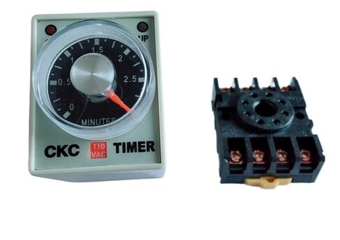 AH3-3 Time Relay 12V/24V/36V/110V220V/380V Delay Timer Relay 8Pin with Base 3S 6S 10S 30S 60S 3M 6M 10M 30M 60M(6S,24V) in Saudi Arabia