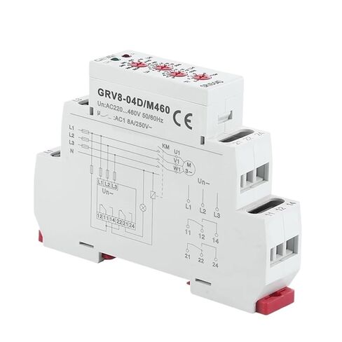 GRV8-04 Three Phase Voltage Control Relay Phase Sequence Phase Failure Over Voltage Undervoltage Protection(GRV8-04 M265) in Kuwait