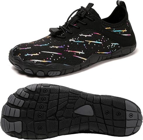 Water Shoes for Men Women, Non-Slip Wide Toe Box Breathable Sneakers, Quick-Dry Outdoor Footwear for Hiking Beach Running in Kuwait