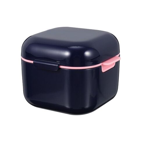 Operitacx Denture Bath Box: False Teeth Storage Box - Portable Retainer Storage Holder - Aligner Organizer Container - Travel Dental Soak Case for Elderly Pink in Kuwait