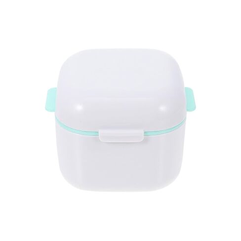 Operitacx Denture Bath Box: False Teeth Storage Box - Portable Retainer Storage Holder - Aligner Organizer Container - Travel Dental Soak Case for Elderly Pink in Kuwait