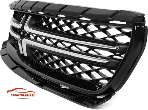 Front Grille Glossy Black compatible with 2015-2023 Dodge Charger in Saudi Arabia