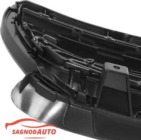 Front Grille Glossy Black compatible with 2015-2023 Dodge Charger in Saudi Arabia