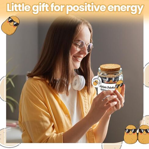 Chunful 50 Positive Pickle Messages Jar, Daily Affirmation Cards for Women, Christmas Gifts for Stocking Stuffers, Pickle Emotional Gifts with Support Stickers and Pocket Hug Coin in Saudi Arabia