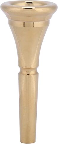 HUIOP Brass Horn Mouth Mouthpiece Replacement, Sturdy Stylish, Made of Brass Material with Workmanship, Suitable for Novice and Professional Player Both in Kuwait