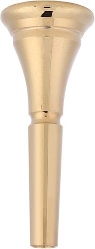 HUIOP Brass Horn Mouth Mouthpiece Replacement, Sturdy Stylish, Made of Brass Material with Workmanship, Suitable for Novice and Professional Player Both in Kuwait