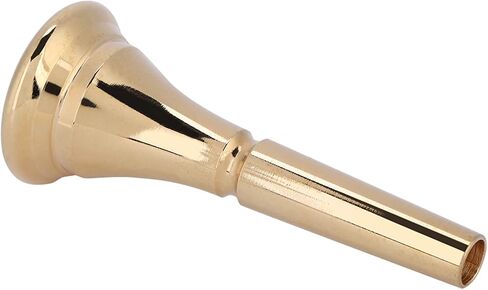 HUIOP Brass Horn Mouth Mouthpiece Replacement, Sturdy Stylish, Made of Brass Material with Workmanship, Suitable for Novice and Professional Player Both in Kuwait