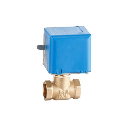 3/4 "صمامات كروية نحاسية كهربائية بمحرك 2 سلك AC220V صمام إيقاف إيقاف اتجاهين (220VAC) in Kuwait