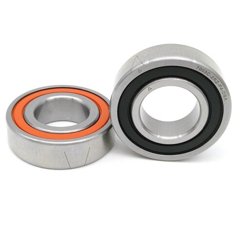 1 Pair 7003 7003C 2RZ P4 DBA 17x35x10 17x35x20 Sealed Angular Contact Bearings Speed Bearings CNC ABEC-7 in Kuwait
