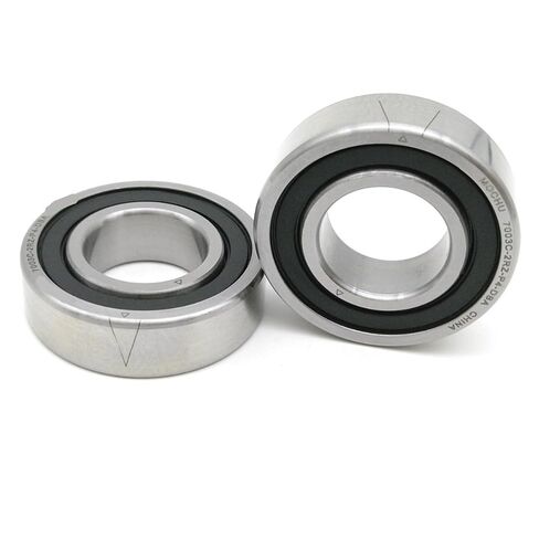 1 Pair 7003 7003C 2RZ P4 DBA 17x35x10 17x35x20 Sealed Angular Contact Bearings Speed Bearings CNC ABEC-7 in Kuwait