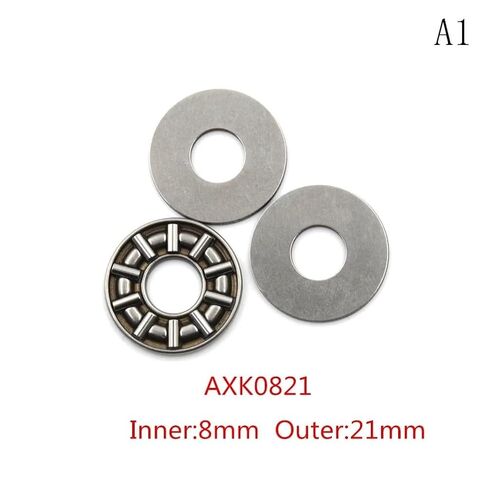 10PCS AXK0821 AXK1024 AXK1226 AXK1528 Thrust Needle Flat Roller Bearings with Two Washers Ball(AXK1024 2AS) in Kuwait