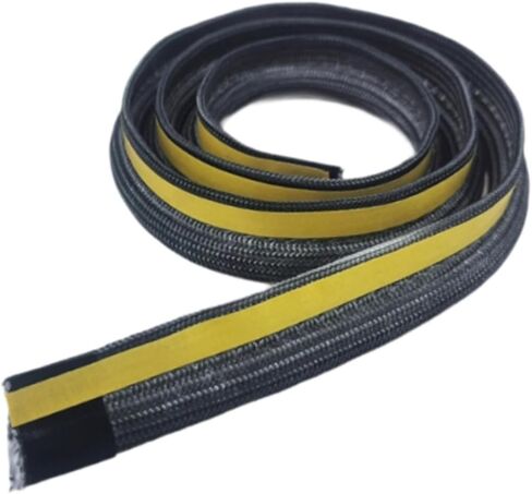 Flat Gasket Tape,Flat Door Glass Gasket,High Performance,Fireplace Tape Seal, 300cmx1cmx1cm in Kuwait