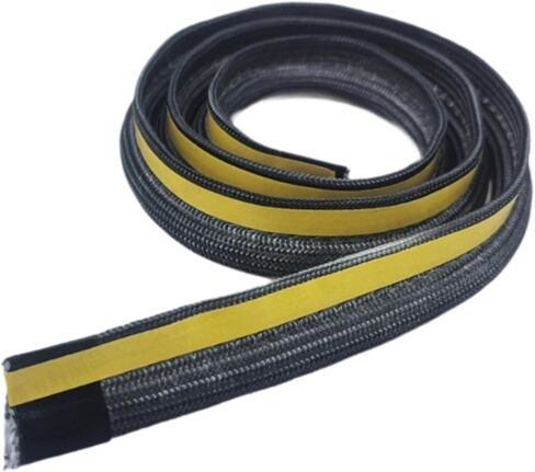 Flat Gasket Tape,Flat Door Glass Gasket,High Performance,Fireplace Tape Seal, 300cmx1cmx1cm in Kuwait