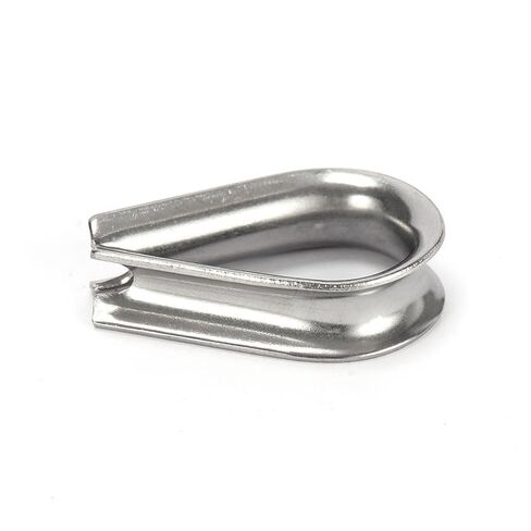 30PCS M6 Stainless Steel Thimble 1/4 inch Diameter Steel Wire Rope Cable for Steel Cable Rope Thimble Assembly (M3-30PCS) in Kuwait