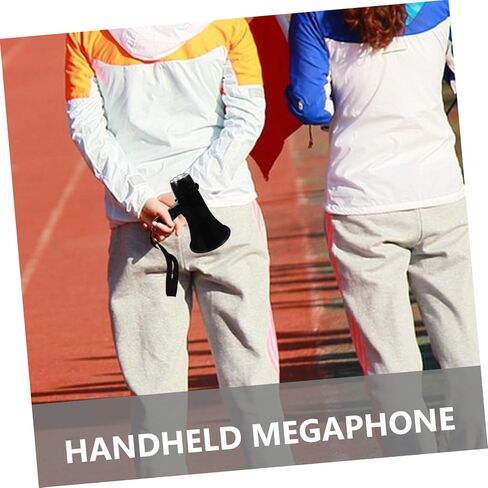 Kisangel Portable Bullhorn Megaphone with Recording Lightweight Cheer Megaphone for Sports Games Rallies and Emergency Announcements for Cheerleaders and Fans in Kuwait