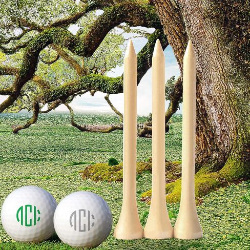 250/130/100 Pack of 2-3/4 or 3-1/4 Inches Professional Bamboo Golf Tees - Stronger Than Wooden Golf Tees Biodegradable & Less Friction in Saudi Arabia