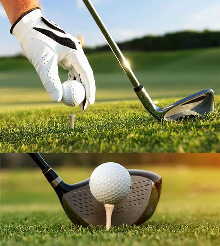 250/130/100 Pack of 2-3/4 or 3-1/4 Inches Professional Bamboo Golf Tees - Stronger Than Wooden Golf Tees Biodegradable & Less Friction in Saudi Arabia