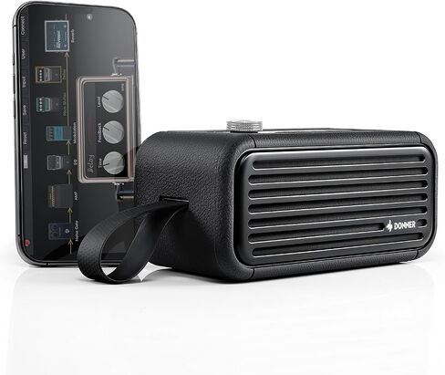 طقم جيتار كهربائي Donner HUSH X PRO وDonner Go 25W Mini Electric Guitar Amp in Kuwait