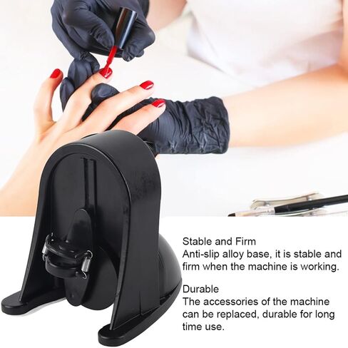 Ejoyous Nail Polish Shaker Mixer المحمولة هلام السائل آلة اهتزاز الزجاجة | أداة احترافية لطلاء الأظافر شاكر (قابس أمريكي) in Kuwait