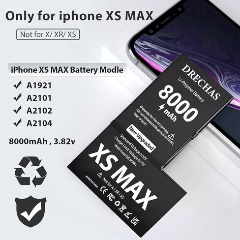 [10000mAh] بطارية لـ iPhone X ، بطارية استبدال Li-polymer ذات السعة العالية التي تمت ترقيتها على طرازات iPhone X A1865 و A1901 و A1902 مع مجموعة أدوات الإصلاح الاحترافية الكاملة in Kuwait