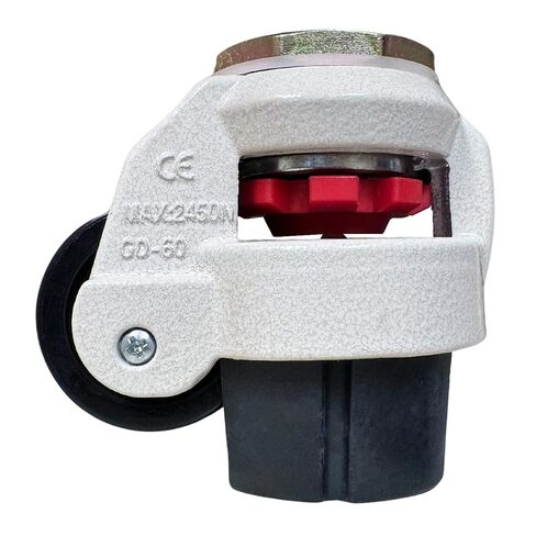 TP-40S - Retractable Leveling Machine Threaded Stem Casters w/ 1.75" Wheel - 4 Pack - 440 lbs Per Set + Hardware in Kuwait