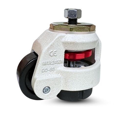 TP-40S - Retractable Leveling Machine Threaded Stem Casters w/ 1.75" Wheel - 4 Pack - 440 lbs Per Set + Hardware in Kuwait