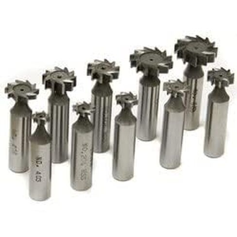 Woodruff Key Cutters | 10 Pieces | Accurate Keyword Machining | The Power Woodruff Cutters | Locking Tools | Made of M2 Grade HSS (Without Stand) in Kuwait