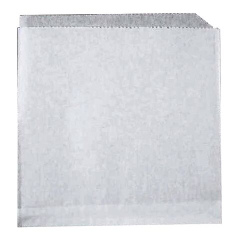 Double Open Grazing Style Sandwich and Cookie Bag, White Grease Resistant Paper, 7" x 6-1/2" Size, Packed 1000 Per Box, Brown Paper Goods Company #707 in Saudi Arabia