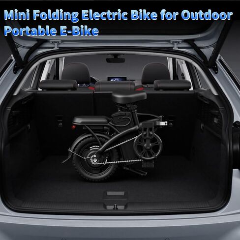 Folding Electric Bike for Adults, Foldable 14" Ebike for Teens | 1000W Peak, 48V 10Ah 480Wh, 45Mi PAS, UL2849, in Saudi Arabia