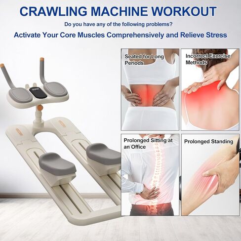 Spine Twist and Stretch Trainer, Full Body Crawling Training Machine, Back Stretcher Machine Adjustable for Spinal Decompression Leg Stretching and Core Training in Saudi Arabia