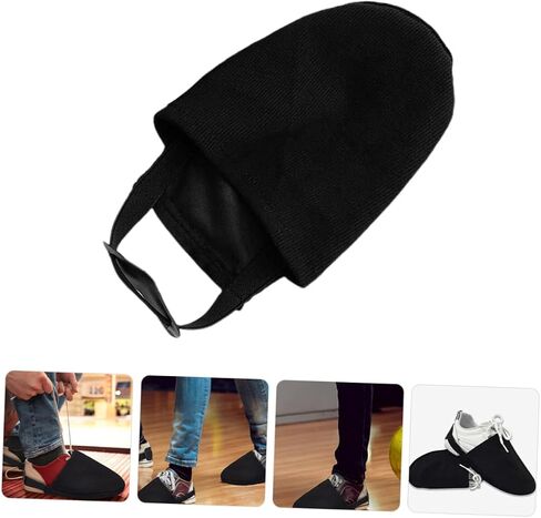 BESPORTBLE 1 Pair Bowling Shoe Covers Indoor Shoes for Women Bowlers Bowling Shoes Woman Bowling Shoe Sliders Bowling Shoe Protector Bowl Shoe Covers Support Slip Fabric V. Plastic Black in Kuwait