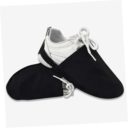 BESPORTBLE 1 Pair Bowling Shoe Covers Indoor Shoes for Women Bowlers Bowling Shoes Woman Bowling Shoe Sliders Bowling Shoe Protector Bowl Shoe Covers Support Slip Fabric V. Plastic Black in Kuwait