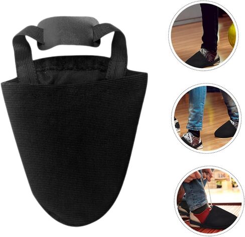 BESPORTBLE 1 Pair Bowling Shoe Covers Indoor Shoes for Women Bowlers Bowling Shoes Woman Bowling Shoe Sliders Bowling Shoe Protector Bowl Shoe Covers Support Slip Fabric V. Plastic Black in Kuwait