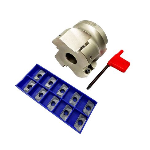 BAP400R 63-22-4T قاطعة الطحن للوجه 63 مللي متر/2.48 بوصة مع 10 قطعة APMT1604PDER DP نهاية مطحنة الوجه قاطعة الطحن إدراجات الطحن in Kuwait